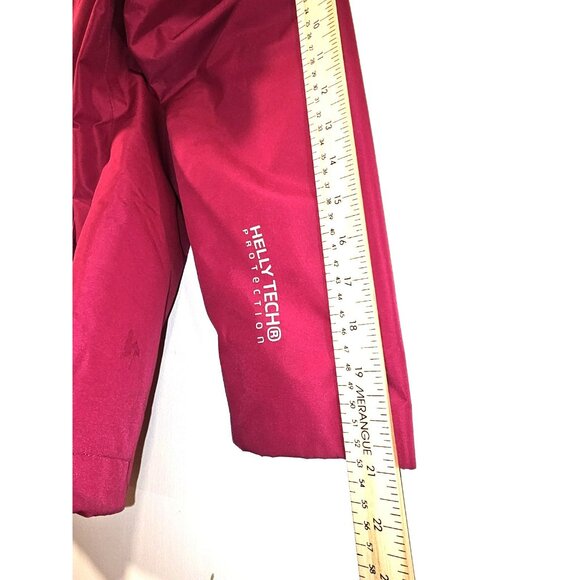 Helly Hansen Women's Jacket Hood Fuchsia Pink MED Outdoor Hiking Walking - Picture 9 of 11